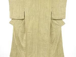 大正ロマン　縞にのり散らし模様着物